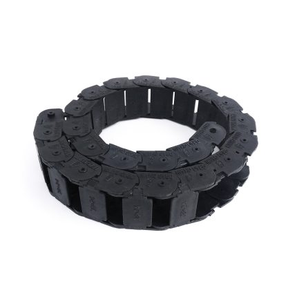 Cadena porta cables 38x24 mm para protección y guiado en maquinaria CNC
