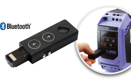 Optistick para configuración portátil de variadores Optidrive con conexión RJ45 y Bluetooth