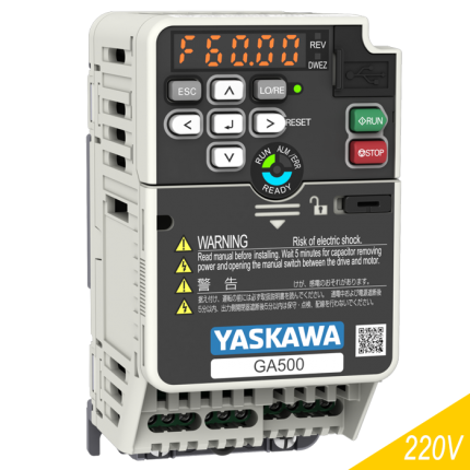 Variador Yaskawa GA500 220V compacto y eficiente