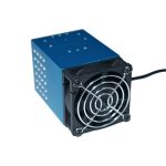 Módulo láser para grabado y corte con cuerpo de aluminio y sistema GRBL, área de trabajo de 650x650mm.