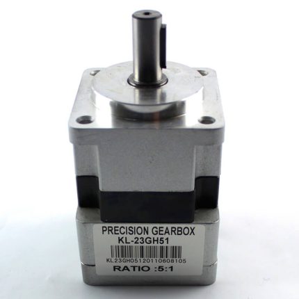 Caja reductora NEMA 23 relación 5:1 para motores paso a paso CNC