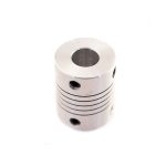 Acople flexible de aluminio 19mm x 23mm para motores y ejes CNC