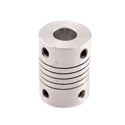 Acople flexible de aluminio 25mm x 30mm para motores y ejes CNC