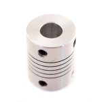 Acople flexible de aluminio 32mm x 41mm para transmisión CNC