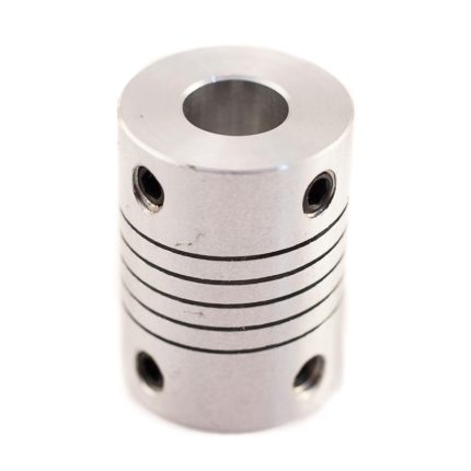 Acople flexible de aluminio 50mm x 65mm para ejes y motores CNC