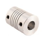 Acople flexible de aluminio 50mm x 65mm para ejes y motores CNC