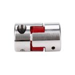 Acople Araña de Aluminio 25mm x 32mm para acoplamiento de ejes en máquinas CNC