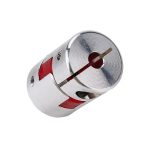 Acople Araña de Aluminio 30mm x 35mm para acoplamiento en maquinaria CNC