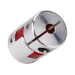 Acople Araña de Aluminio 40mm x 65mm para maquinaria CNC