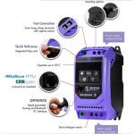 Variador Optidrive E3 440V trifásico para control de motores industriales