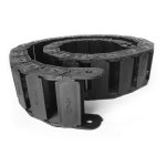 Cadena porta cables 57x24 mm para guiado y protección de cables en maquinaria CNC
